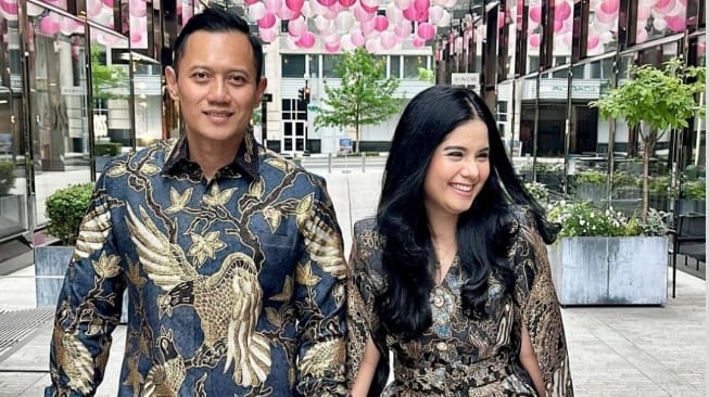 Annisa Pohan Tampil Memukau dengan Batik dan Tas Rp 33 Juta, Gaya Elegan Saat Bertemu Ikawati Jatim