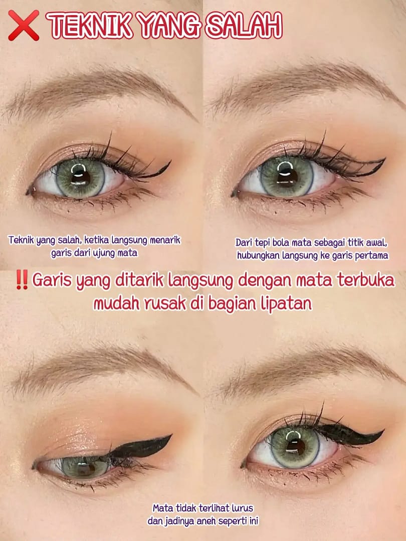 4 Langkah Mudah Mengaplikasikan Eyeliner untuk Double Eyelid agar Tampak Elegan